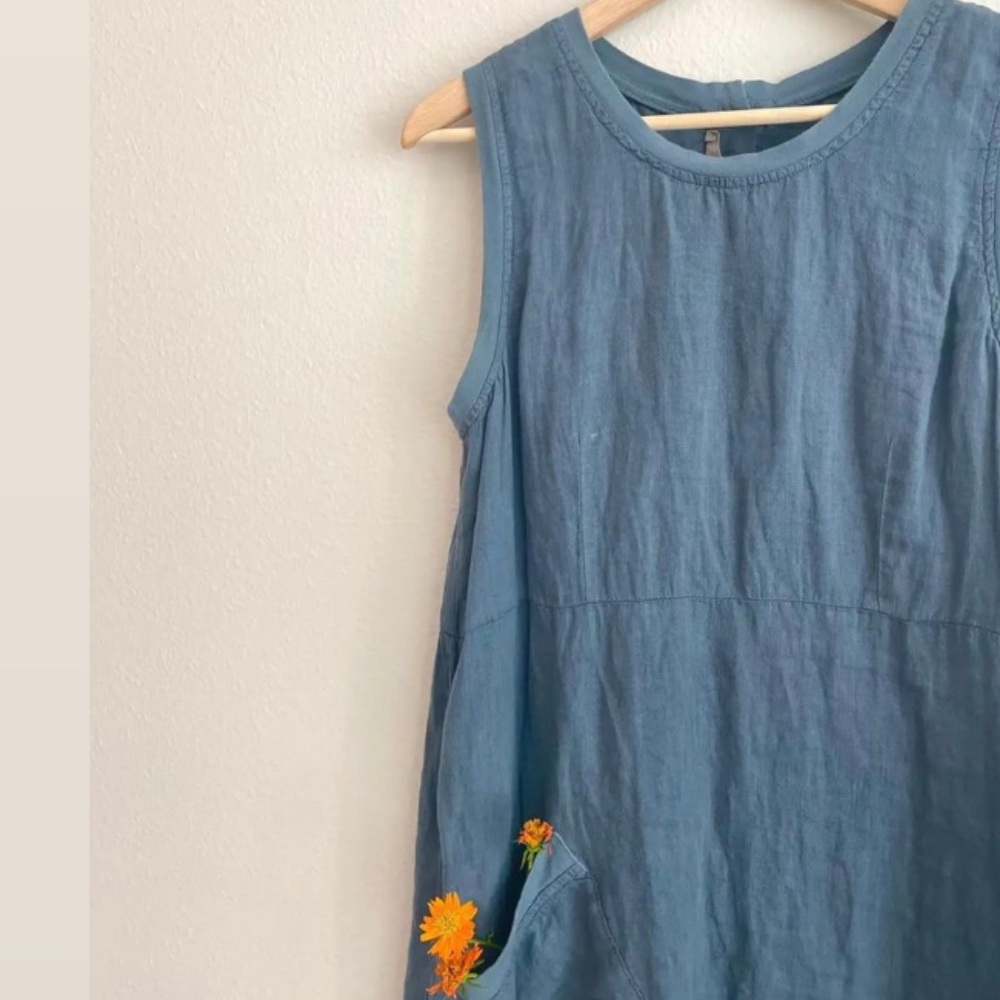 Flax linen dress